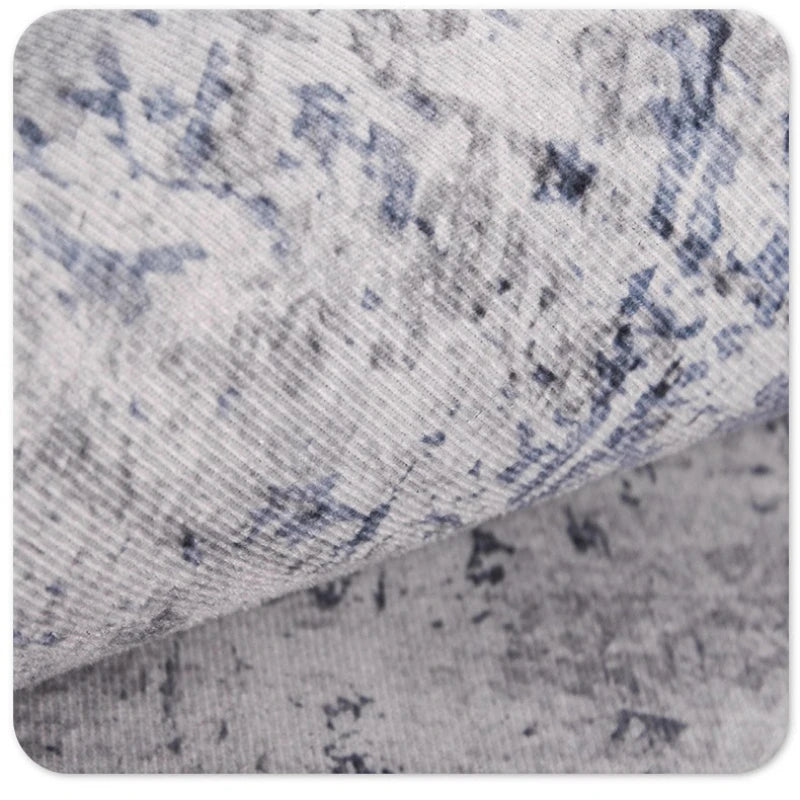 Soft Washable Area Rug for Living Room – Minimalist Gray Design for Easy Maintenance 4