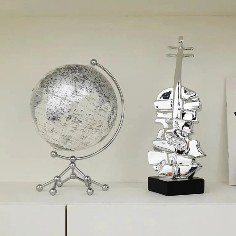 Stacked Violin Sculpture – Elegant Musical Decor for Home or Office 3