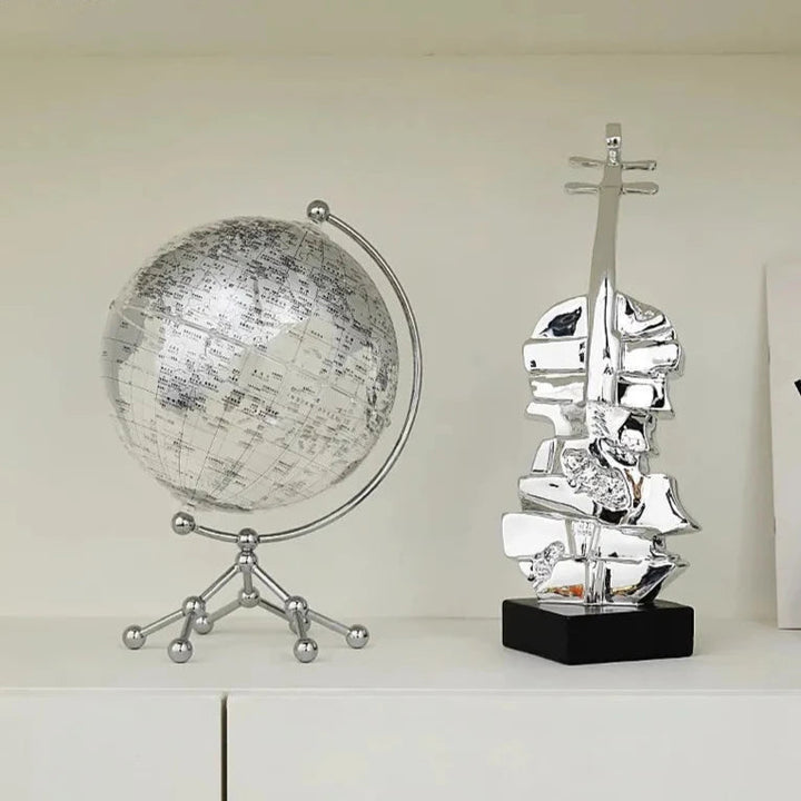 Stacked Violin Sculpture – Elegant Musical Decor for Home or Office 3