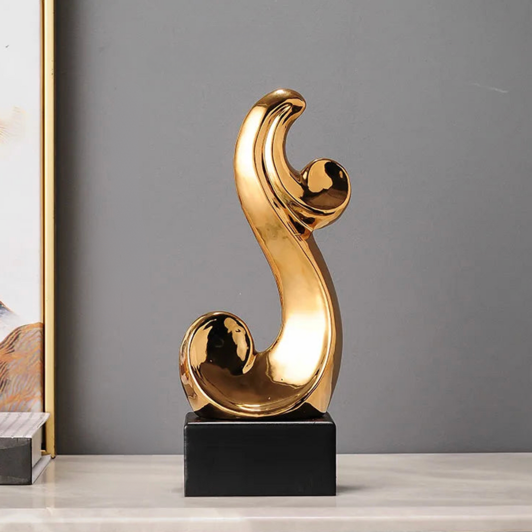 Unique Decorative Sculpture in High-Quality Ceramic – Perfect Accent for Music Lovers and Art Enthusiasts 0