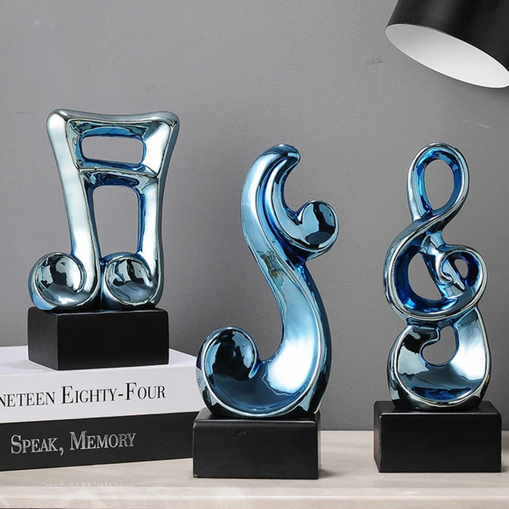 Unique Decorative Sculpture in High-Quality Ceramic – Perfect Accent for Music Lovers and Art Enthusiasts 2