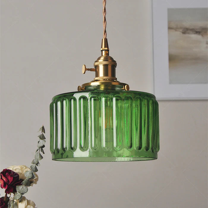 Vintage Crystal Pendant Lamp – Classic Glass Lighting for Dining Room or Kitchen 0