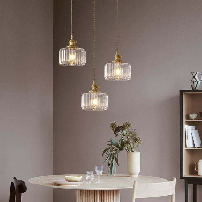 Vintage Crystal Pendant Lamp – Classic Glass Lighting for Dining Room or Kitchen 10