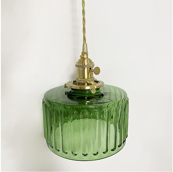 Vintage Crystal Pendant Lamp – Classic Glass Lighting for Dining Room or Kitchen 2