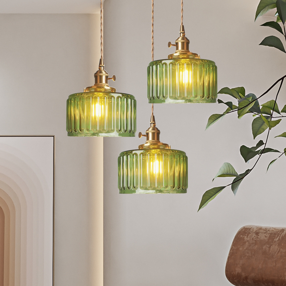 Vintage Crystal Pendant Lamp – Classic Glass Lighting for Dining Room or Kitchen 3