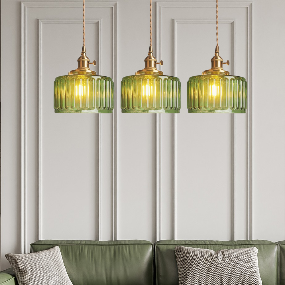 Vintage Crystal Pendant Lamp – Classic Glass Lighting for Dining Room or Kitchen 5