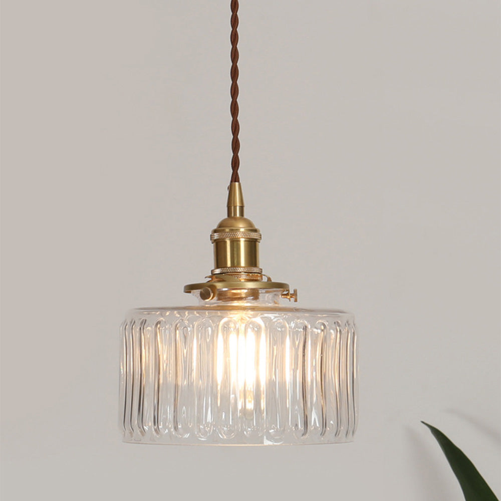 Vintage Crystal Pendant Lamp – Classic Glass Lighting for Dining Room or Kitchen 7