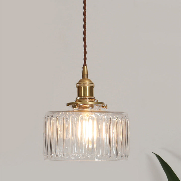 Vintage Crystal Pendant Lamp – Classic Glass Lighting for Dining Room or Kitchen 7