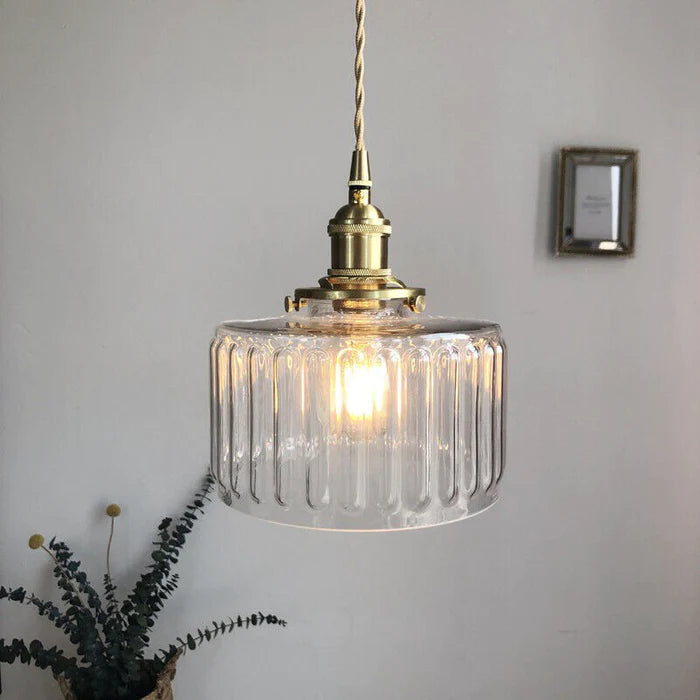 Vintage Crystal Pendant Lamp – Classic Glass Lighting for Dining Room or Kitchen 8