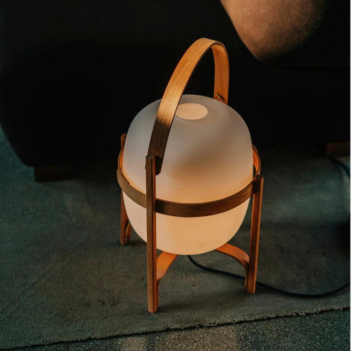 Vintage Lantern Table Lamp with Adjustable Brightness – Charming Lighting for Bedroom or Living Room 4