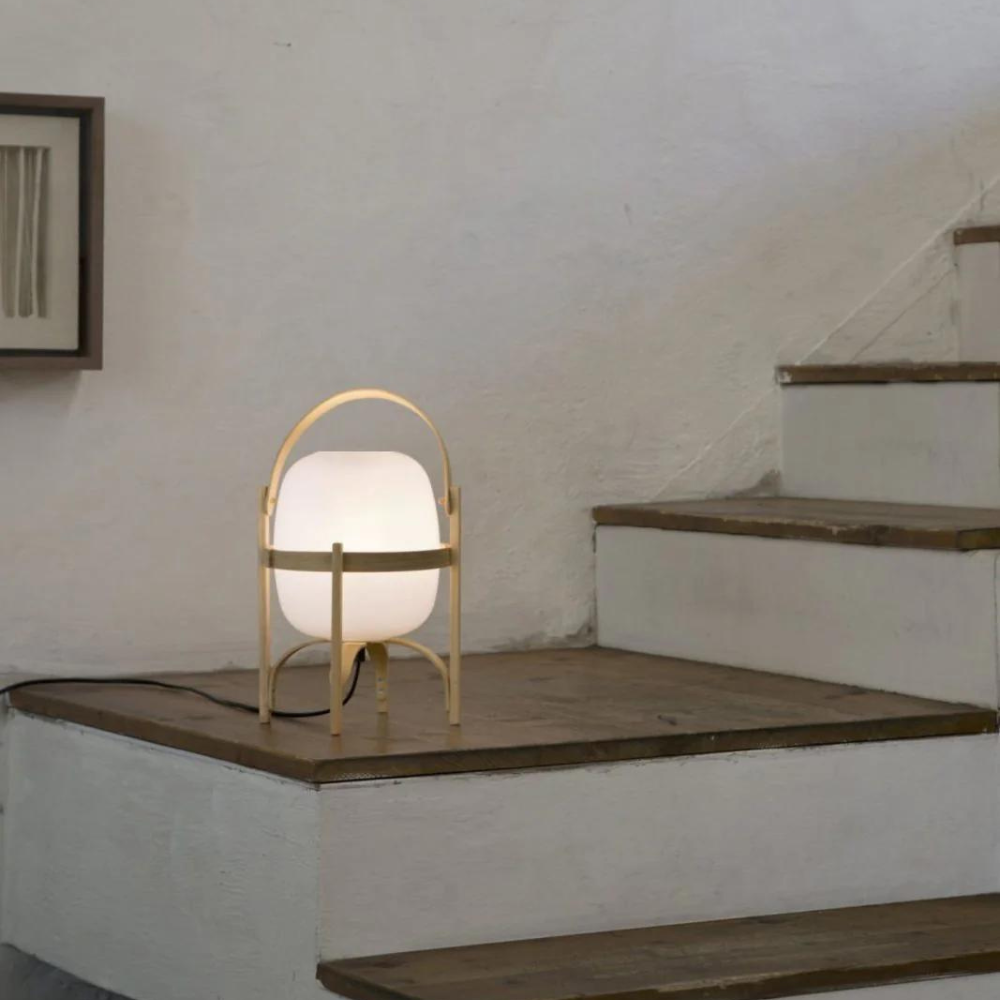 Vintage Lantern Table Lamp with Adjustable Brightness – Elegant Lighting for Bedroom or Living Room 2