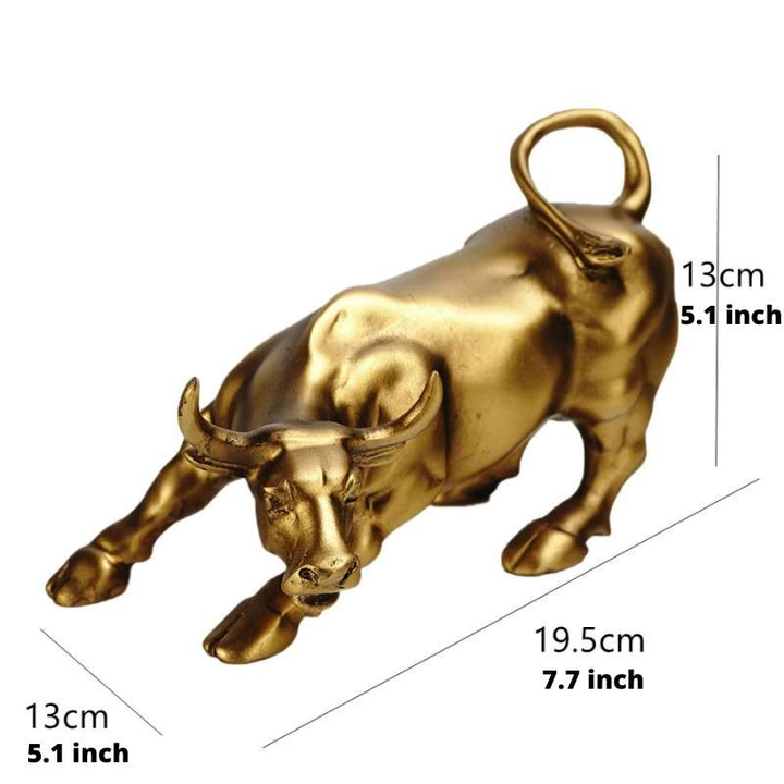 Wall Street Bull Statue – Iconic Decor for Home or Office 3