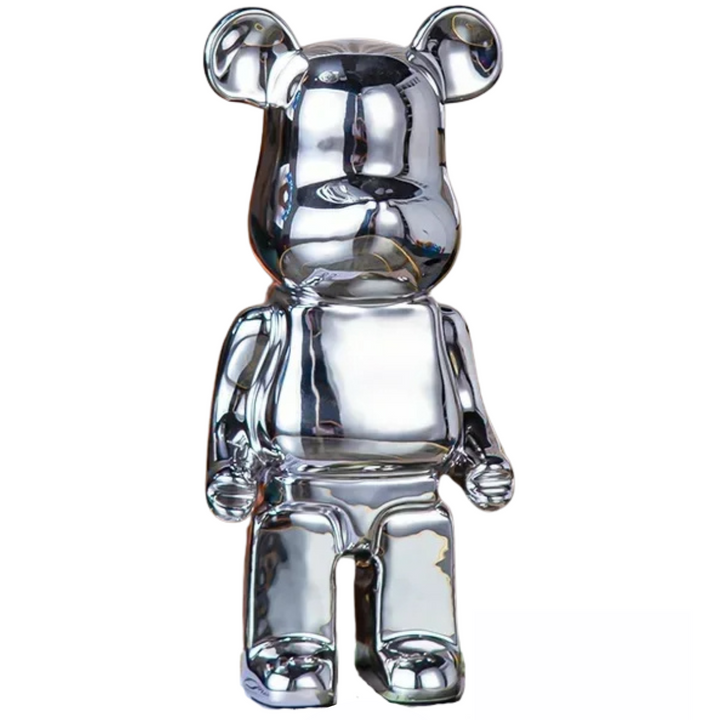 Whimsical Bear Sculpture in High-Quality Resin – Unique Decor for Home or Office 0