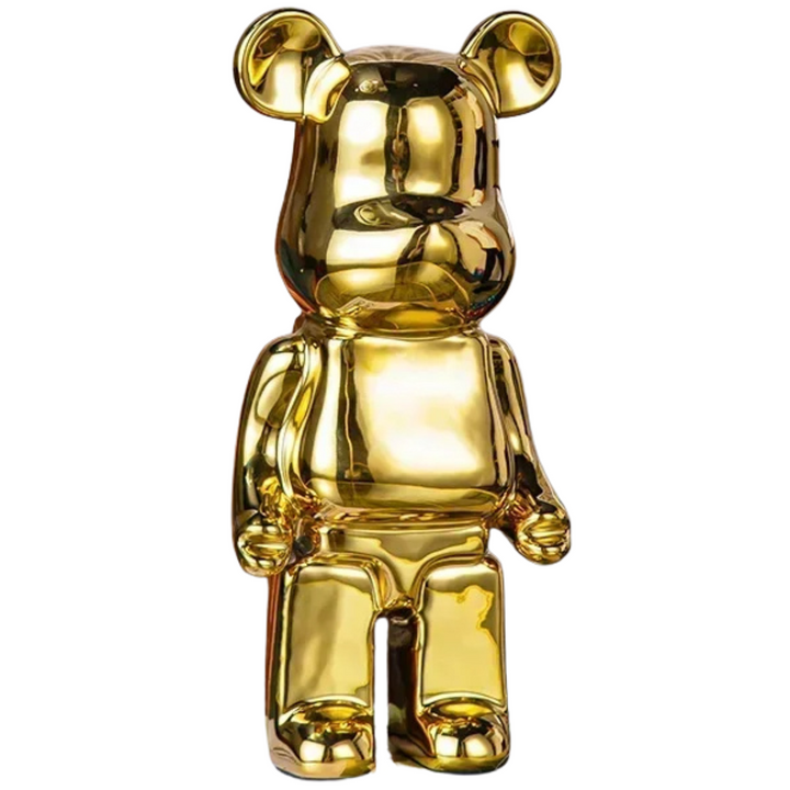 Whimsical Bear Sculpture in High-Quality Resin – Unique Decor for Home or Office 1