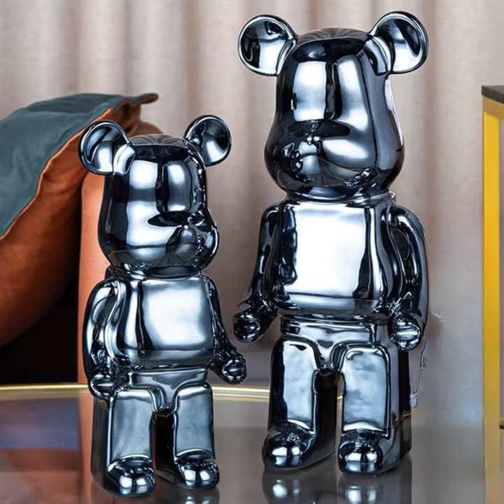 Whimsical Bear Sculpture in High-Quality Resin – Unique Decor for Home or Office 4