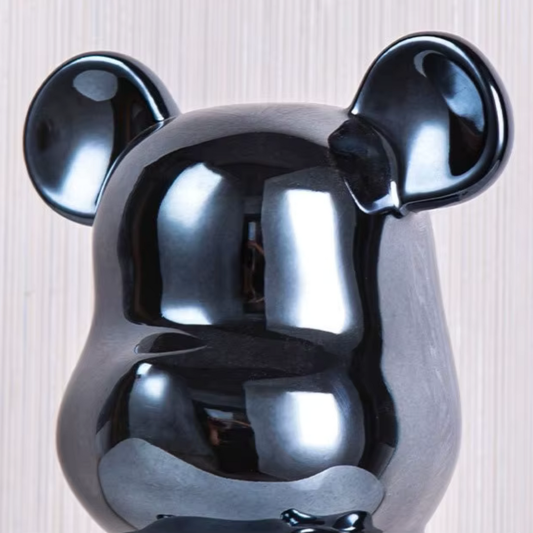 Whimsical Bear Sculpture in High-Quality Resin – Unique Decor for Home or Office 5
