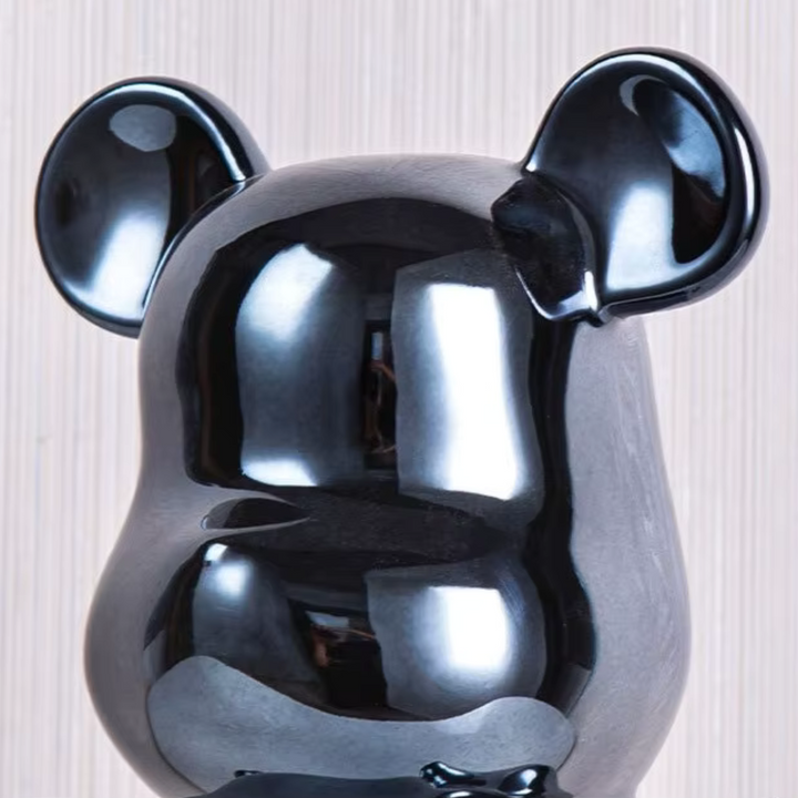 Whimsical Bear Sculpture in High-Quality Resin – Unique Decor for Home or Office 5