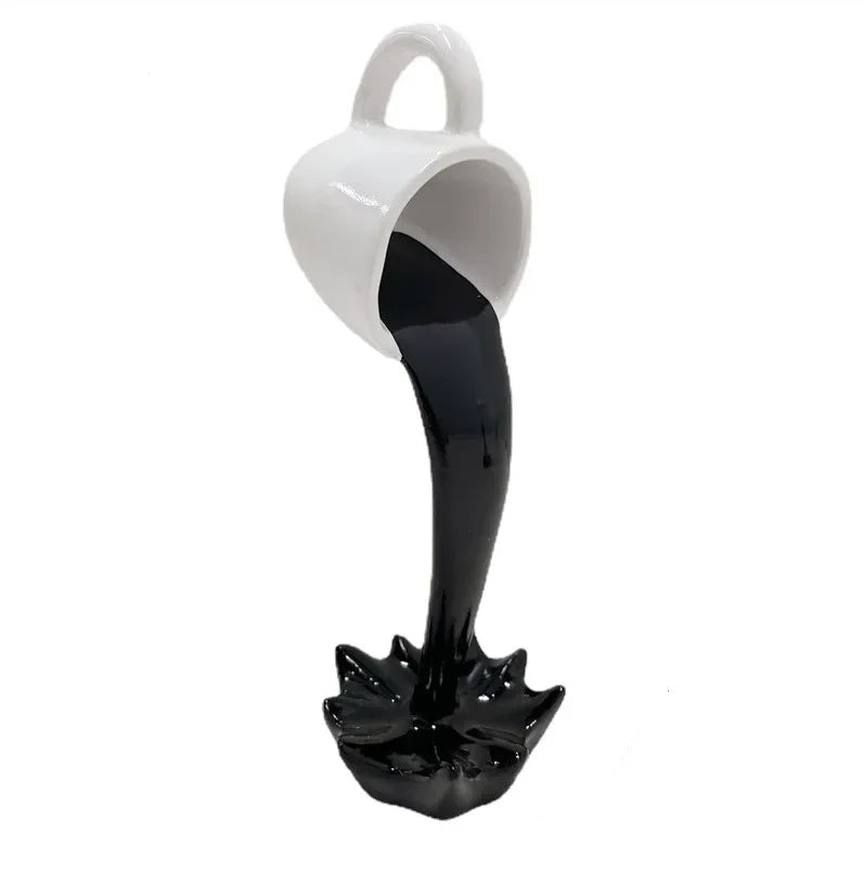 Whimsical Coffee Sculpture – Playful Décor for Kitchen or Desk 0