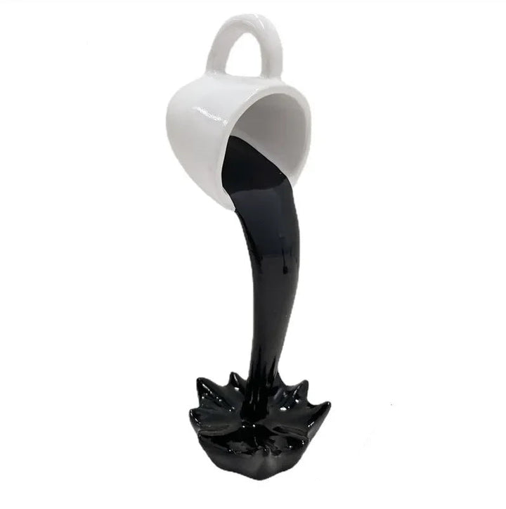 Whimsical Coffee Sculpture – Playful Décor for Kitchen or Desk 0