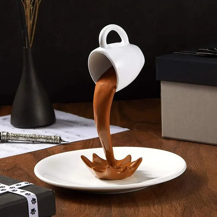 Whimsical Coffee Sculpture – Playful Décor for Kitchen or Desk 1