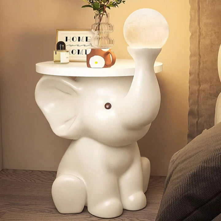 Whimsical Elephant Table with Storage – Charming Light and Coffee Table for Kids' Rooms or Living Spaces 2