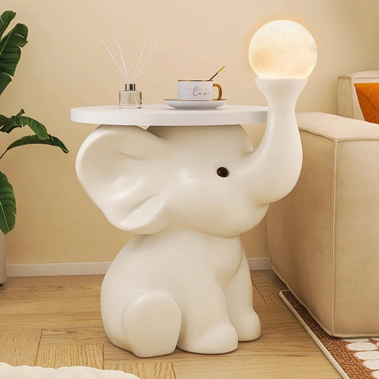 Whimsical Elephant Table with Storage – Charming Light and Coffee Table for Kids' Rooms or Living Spaces 5