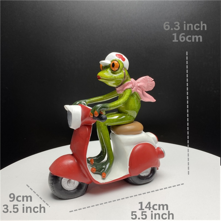 Whimsical Frog Sculpture for Home Decor – Playful Resin Art Piece for Living Room or Office 6