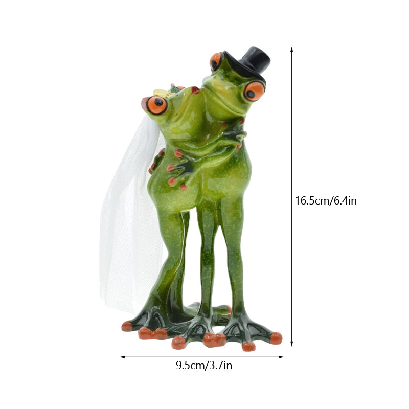 Whimsical Frog Sculpture for Home Decor – Playful Resin Art Piece for Living Room or Office 9