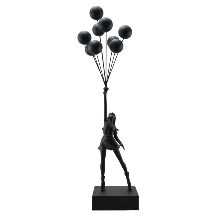 Whimsical Up & Away Sculpture – Enchanting Home Decor for Living Room or Gift 3