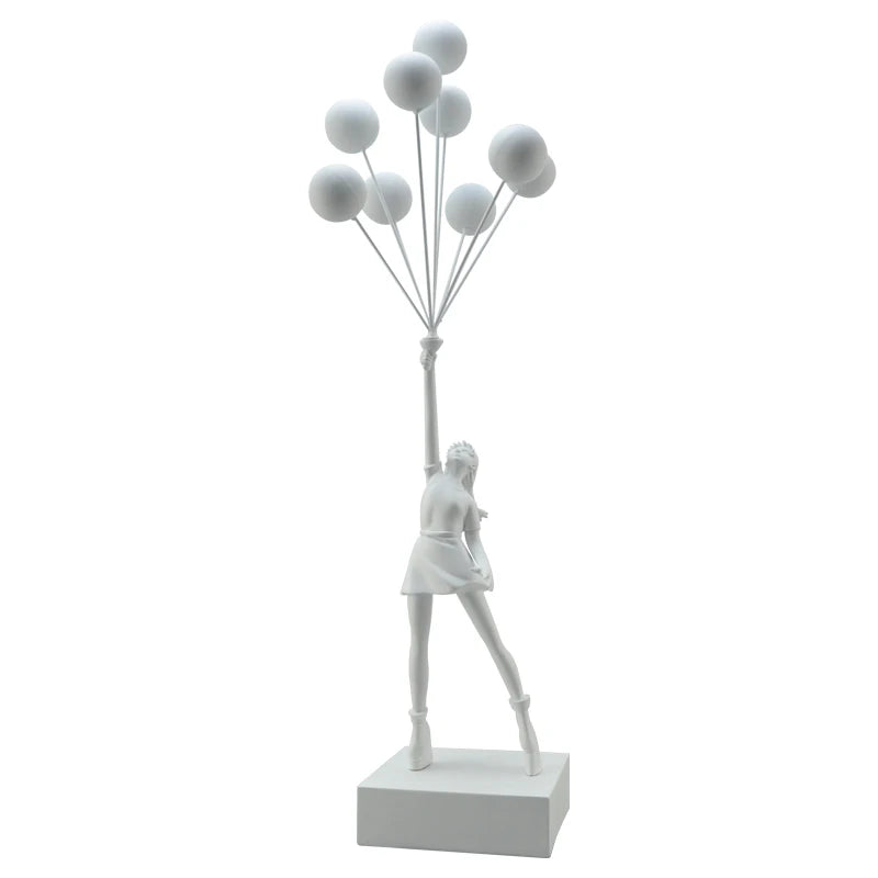 Whimsical Up & Away Sculpture – Enchanting Home Decor for Living Room or Gift 6