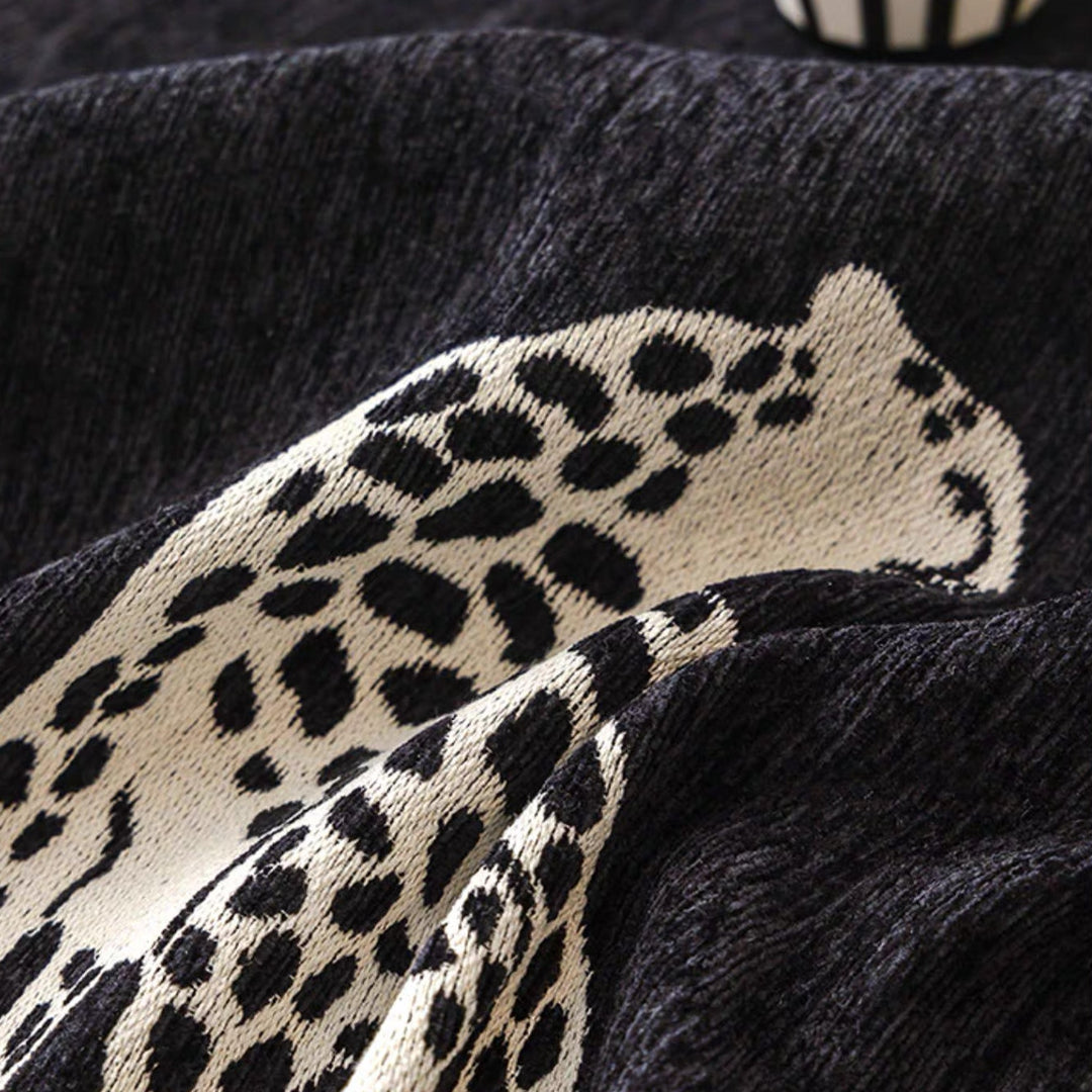 Wild Elegance Leopard Print Sofa Cover – Stylish Protection for Your Living Room 2