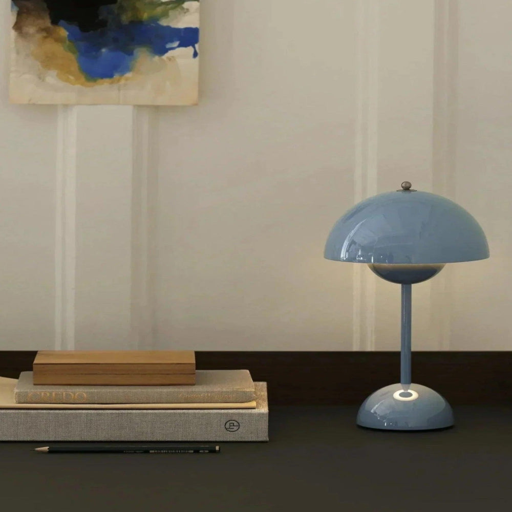 Wireless Mini Table Lamp with Rechargeable Battery – Portable Cordless Lighting for Bedside or Desk 1