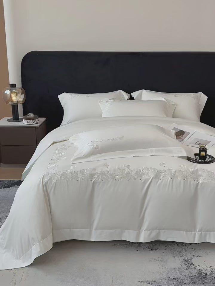 Premium Egyptian Cotton Bedding Set with Duvet Cover and Sheets – Luxurious Comfort for Queen or King Size