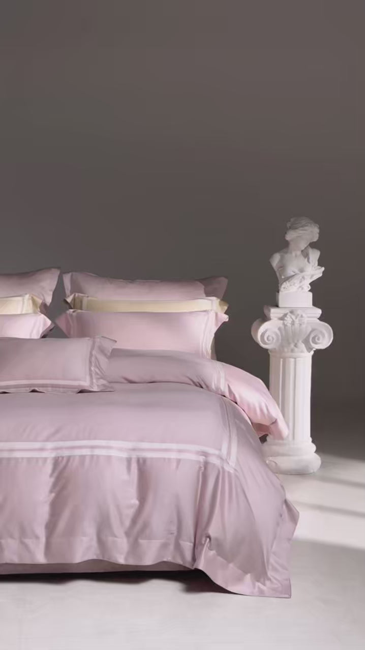 Lyocell Cotton Brushed Bedding Set – Soft Duvet Covers and Sheets for Queen or King Size Beds