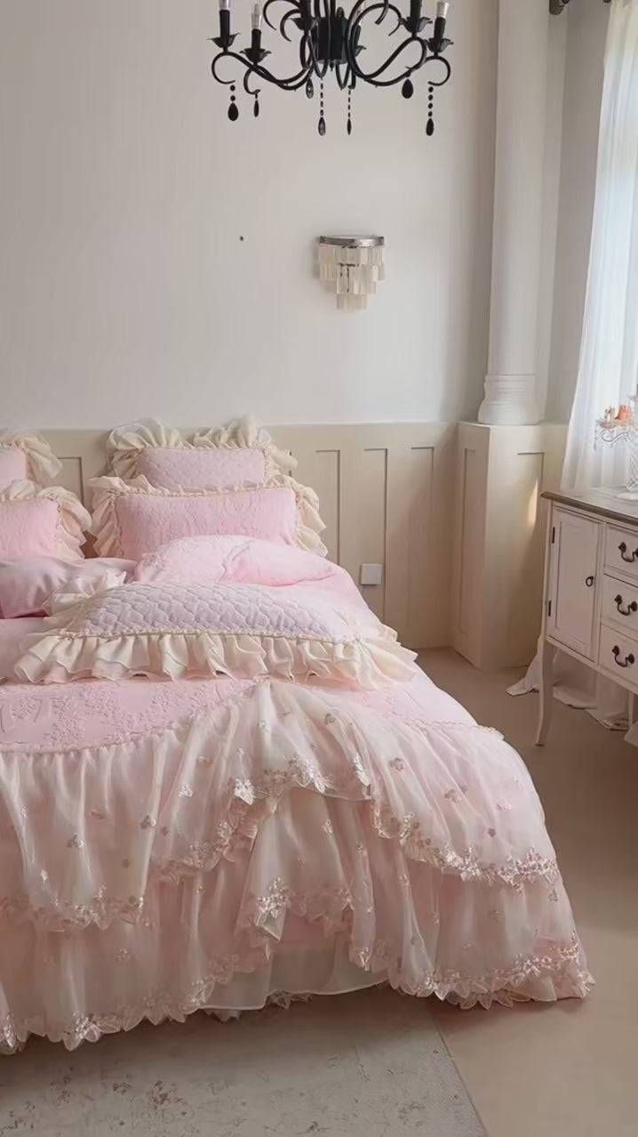 Luxurious Velvet Bedding Set with Duvet Cover – Elegant Winter Comfort for Queen or King Size Beds